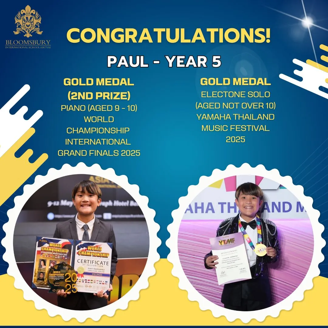 Paul, Y5 - Gold Award Music Category