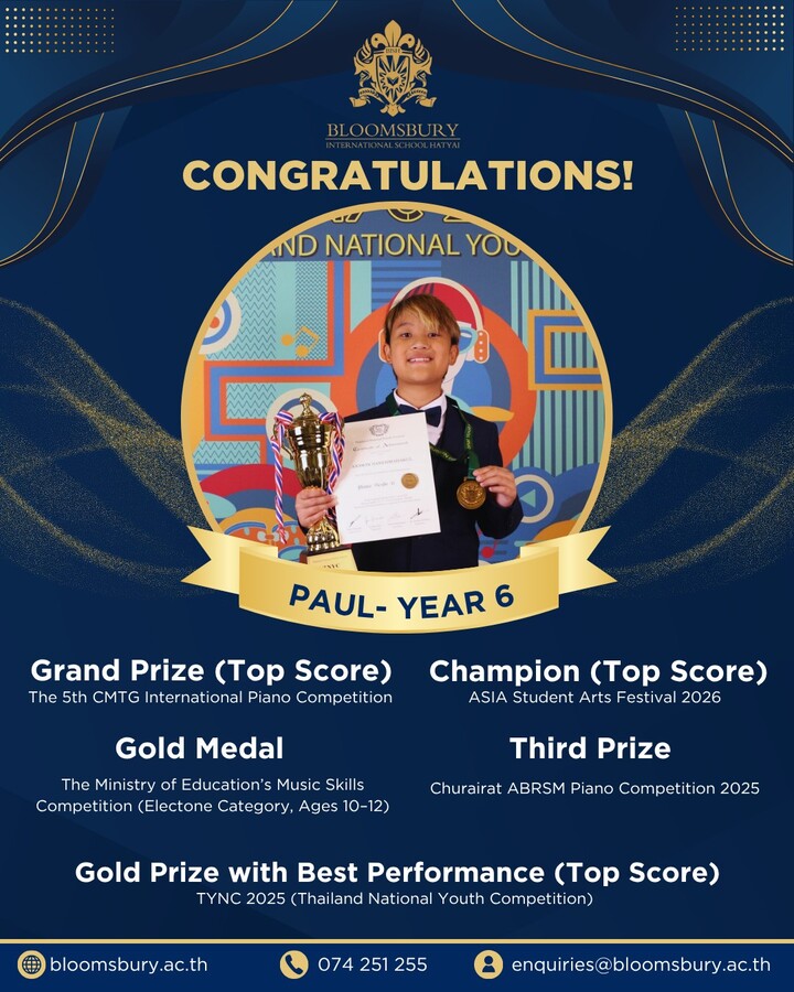 Congratulations to Paul, Y6