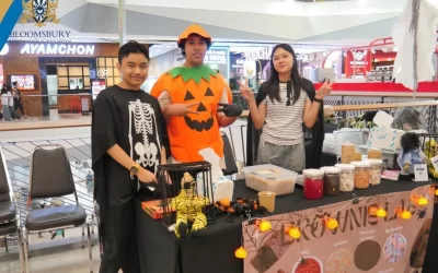 Year 11 Enterprise students gained business experience selling brownies at Central Festival’s Nightmare District