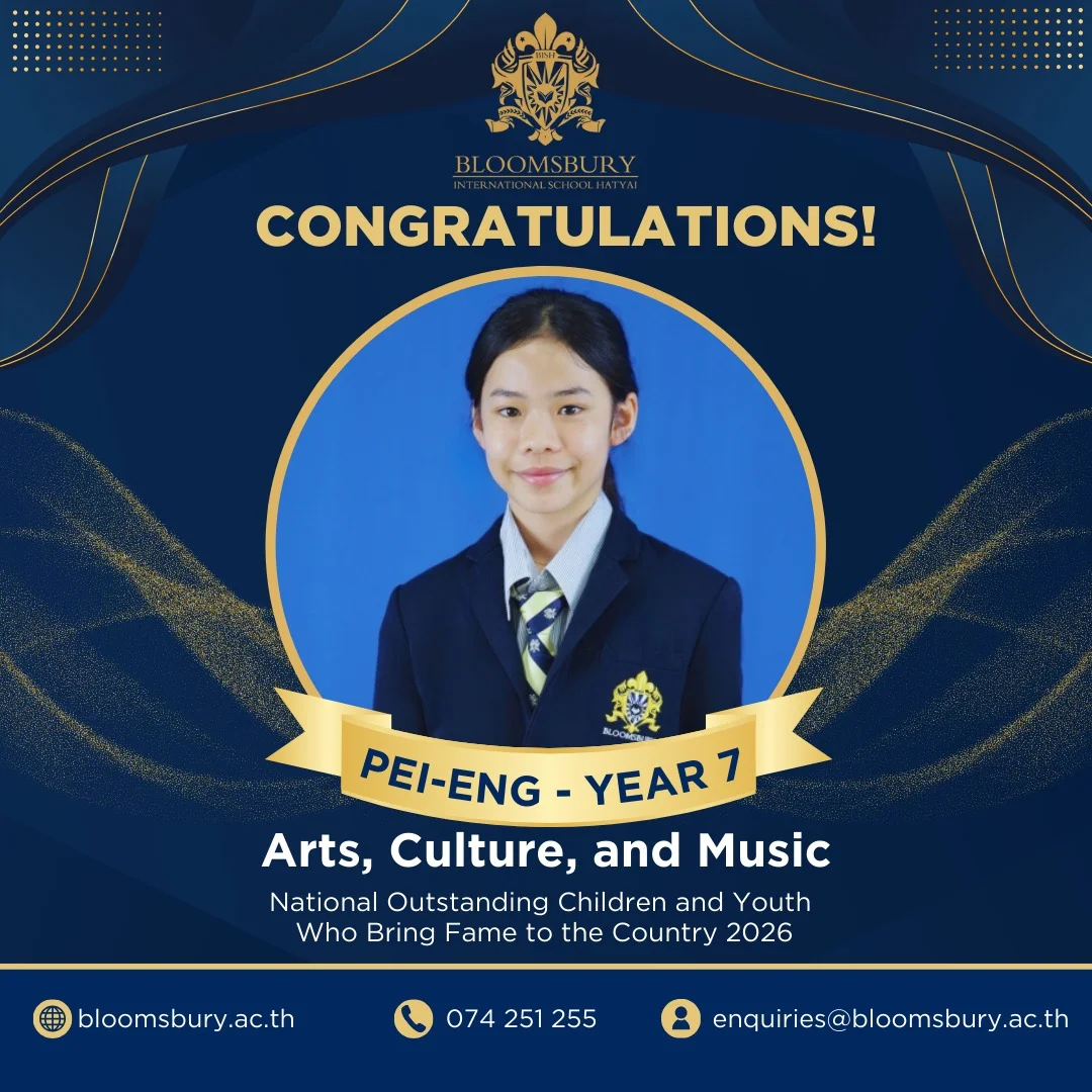Congratulation to Pei-Eng, Year 7