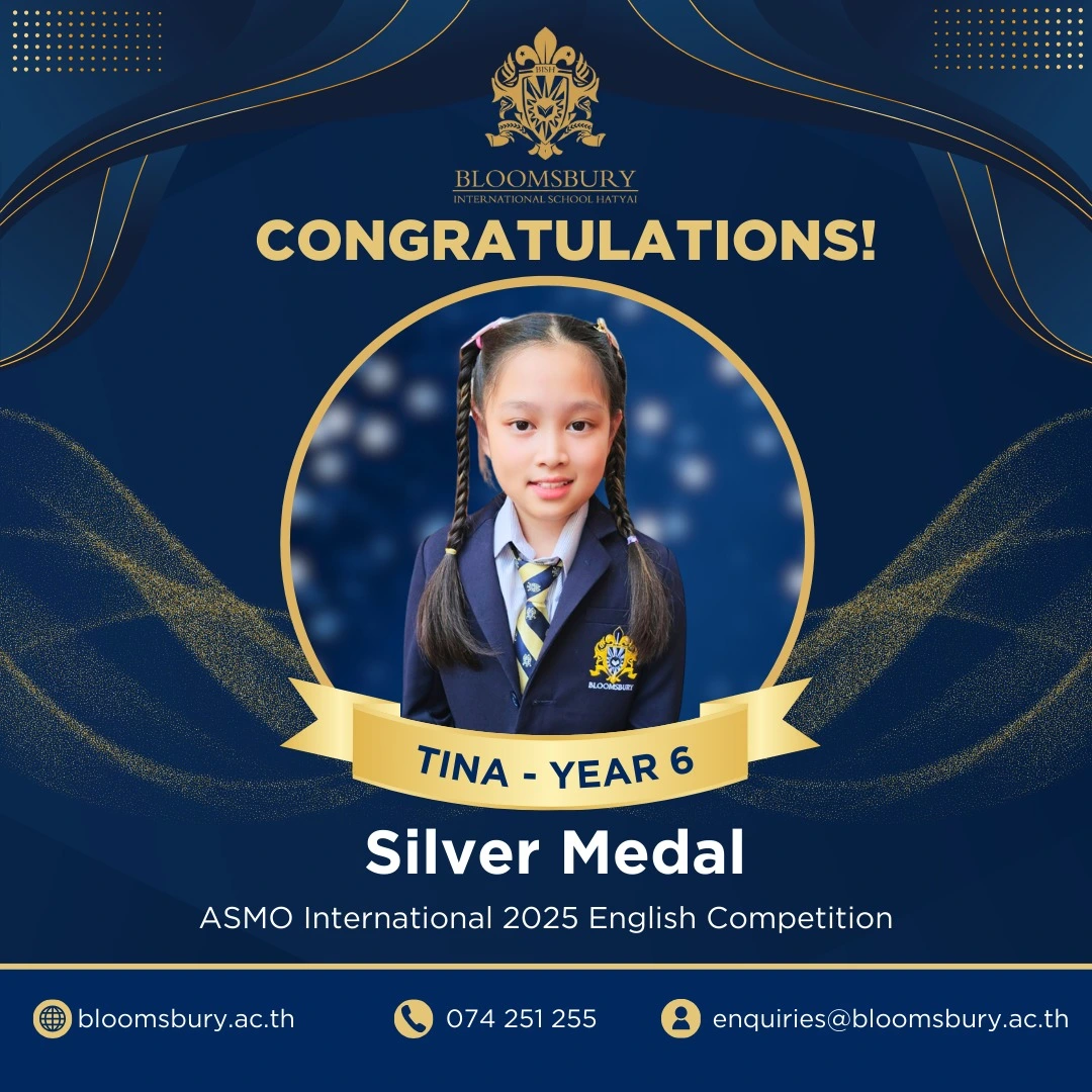 Congratulation to Tina, Y6