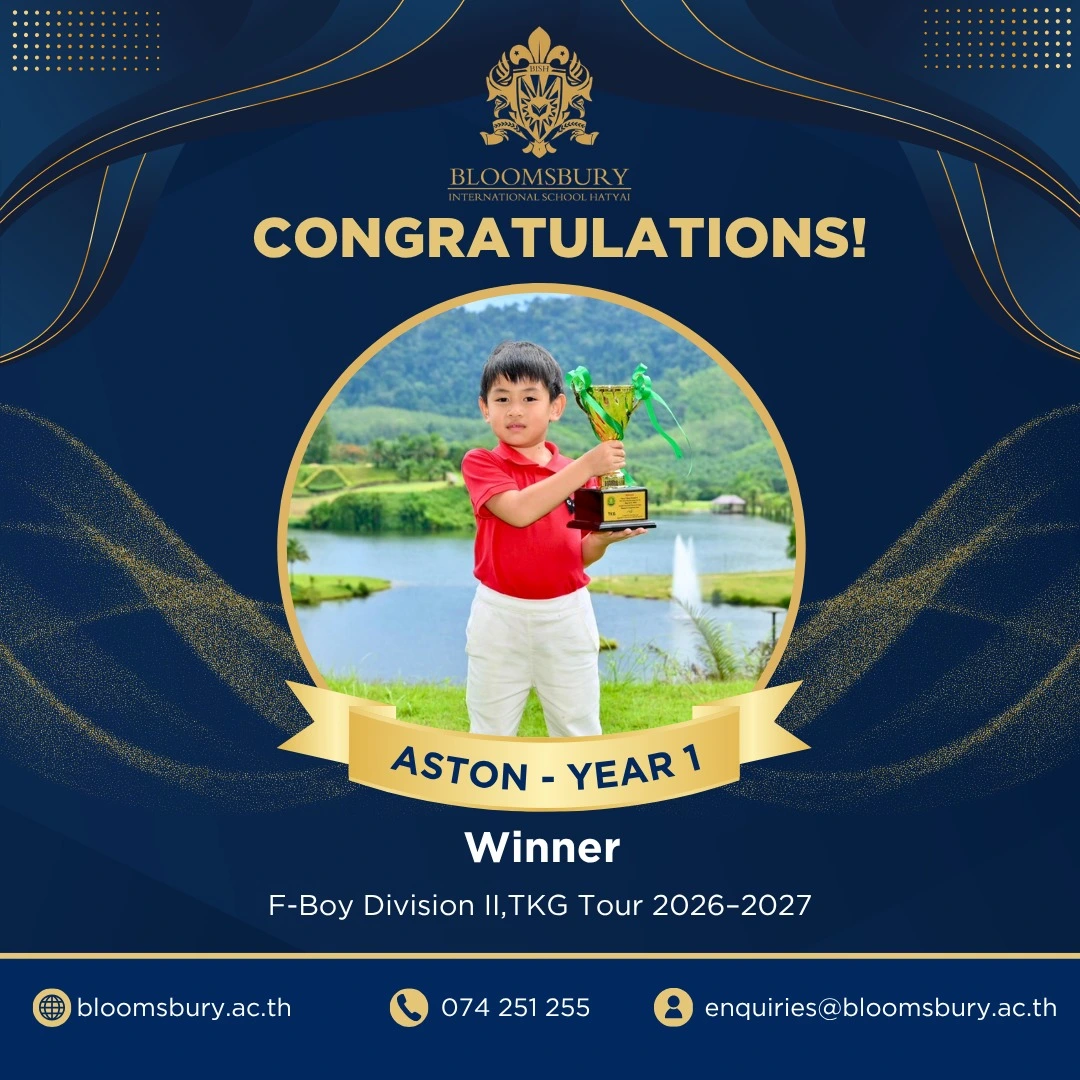 Congratulation to Aston, Y1