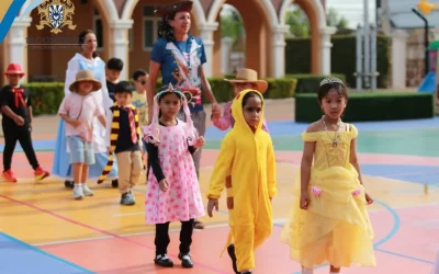 Bloomsbury celebrated a fun book character parade with students dressed as their favourite story characters