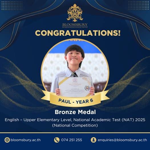 Congratulation to Paul, Y6