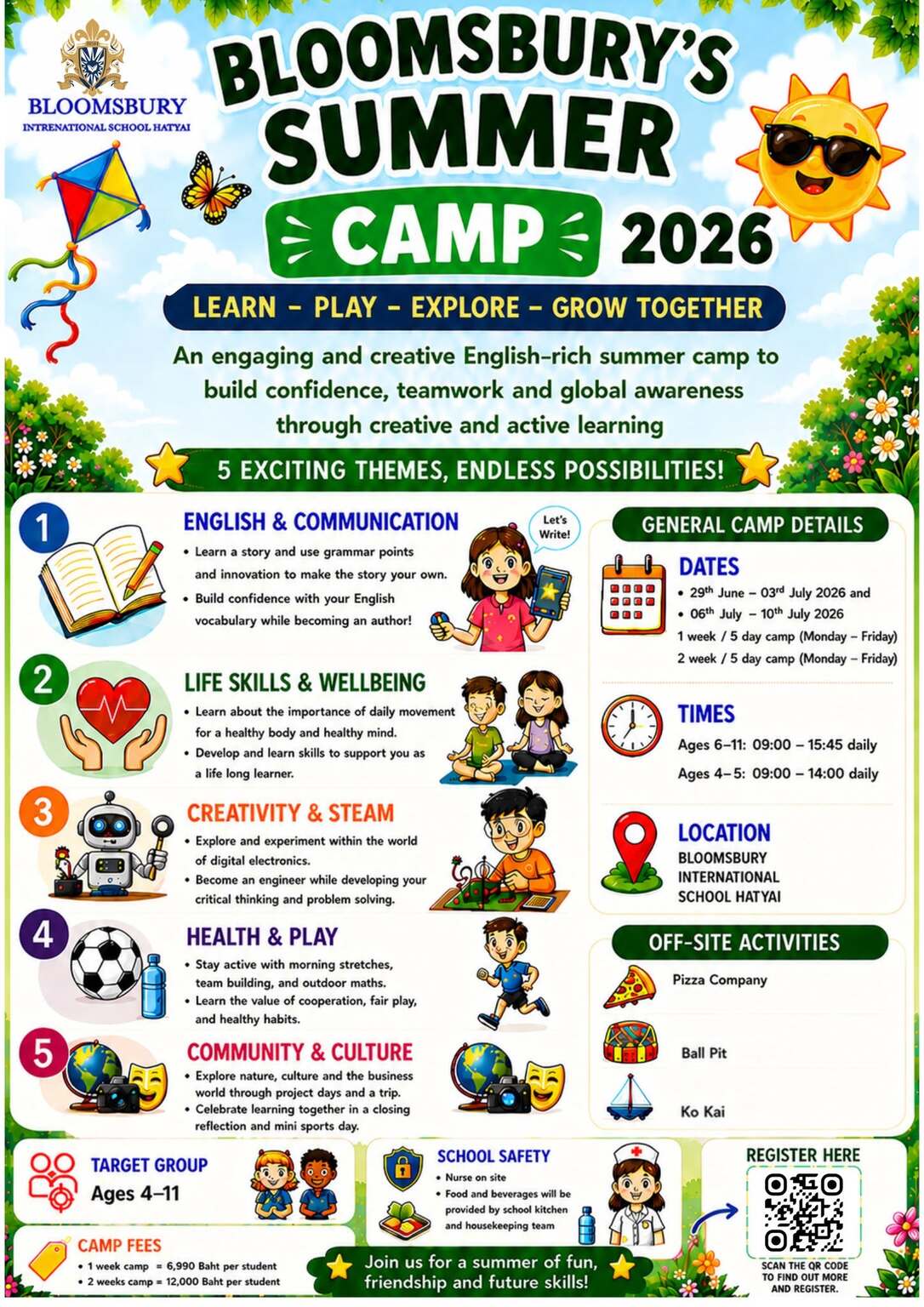 Bloomsbury Summer Camp 2026