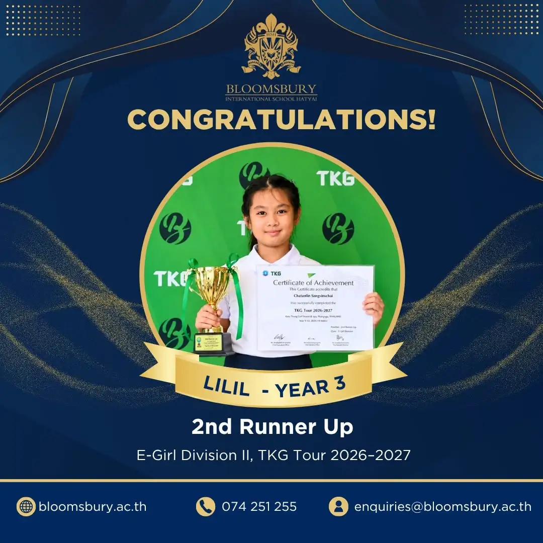 Congratulation to Lilil, Y3