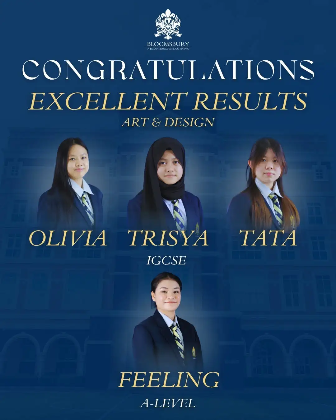 Outstanding IGCSE and A-Level Results for Our Young Artists