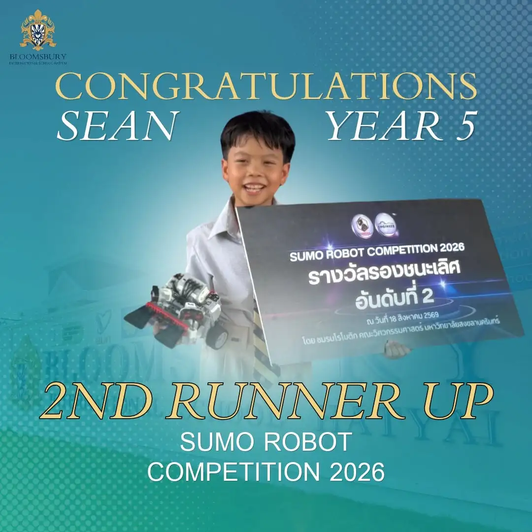 Sean Achieves 2nd Runner-Up at Sumo Robot Competition 2026